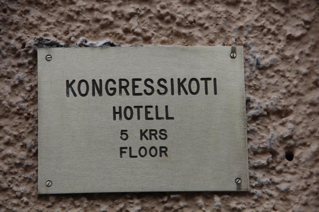 Kongressikoti Hotel Helsinki Exterior foto